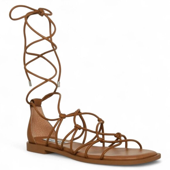 Steve Madden Womens Warm Solid Strappy Sandals - Picture 1 of 3